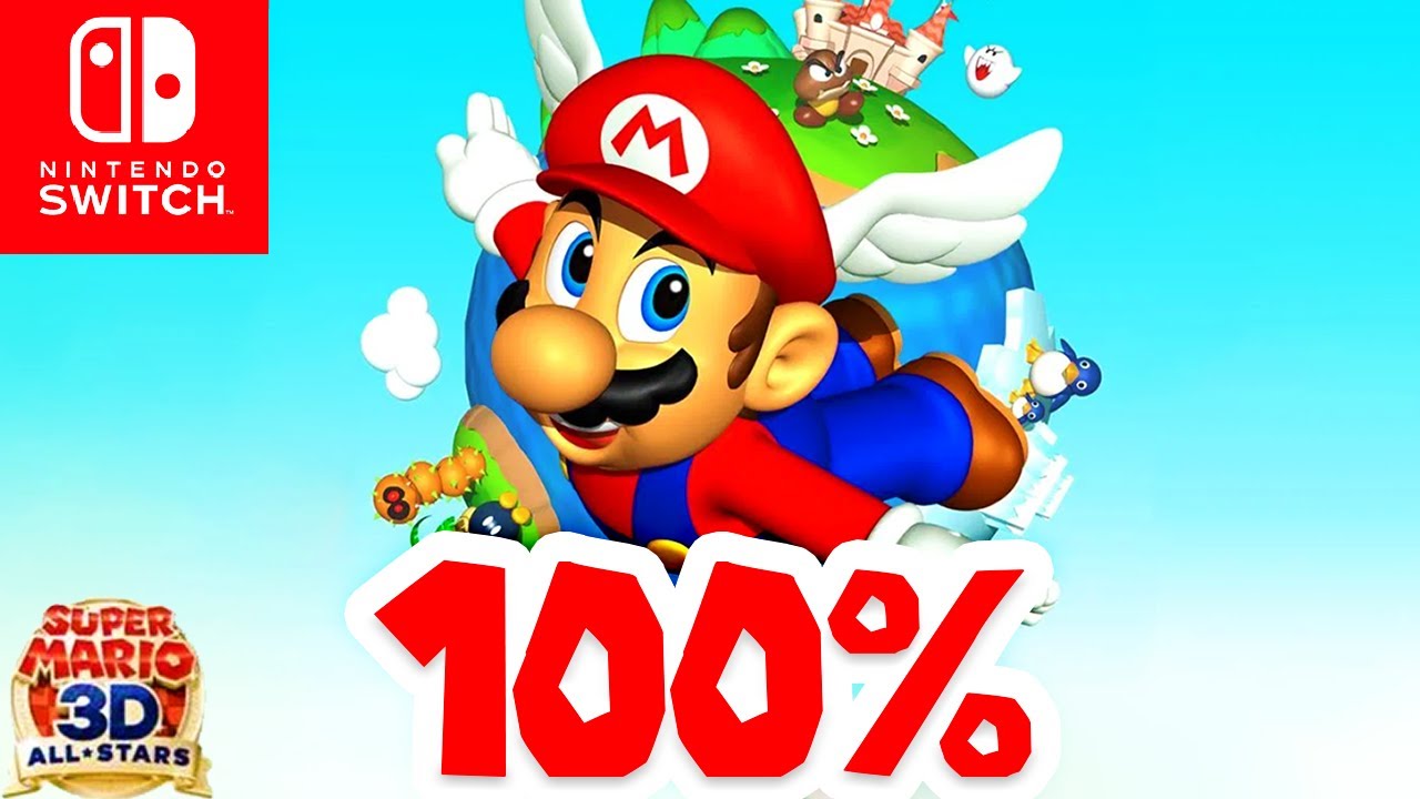 Super Mario 64 3D All-Stars (Switch) - 100% Longplay Full Game Walkthrough No Commentary Gameplay