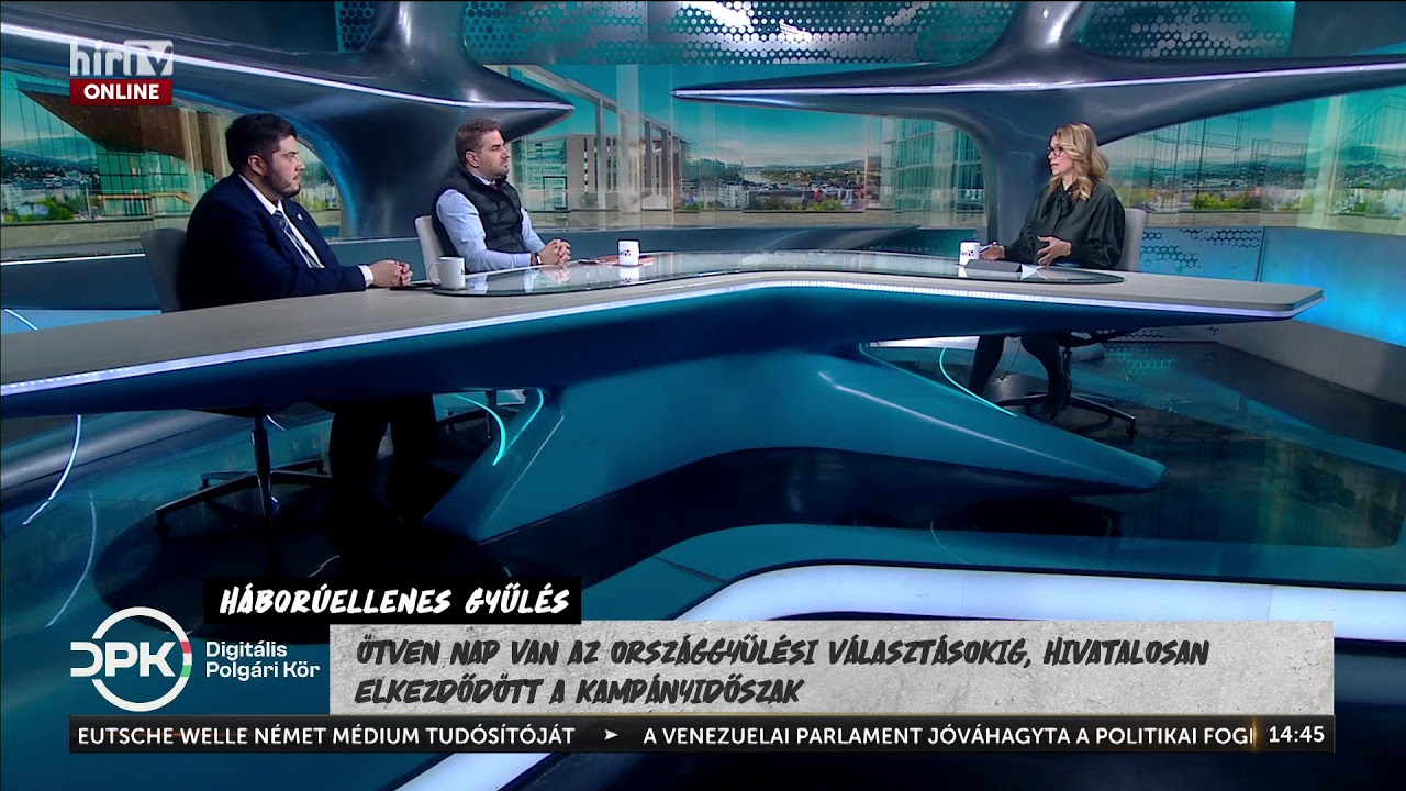 DPK - Háborúellenes gyűlés: Békéscsaba - élő közvetítés - HírTV