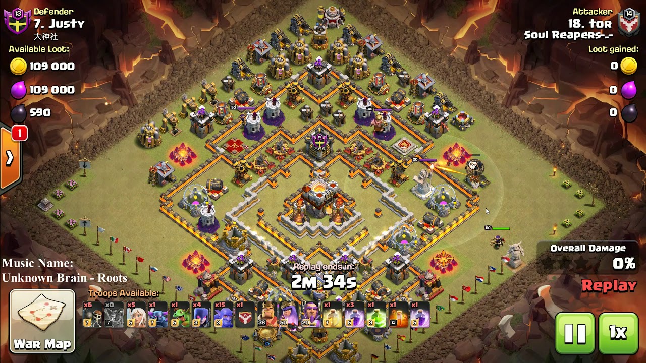 DoN't Put Ring Base Or Open Base On Battle War, Clash of clans War, COC 3 star th11