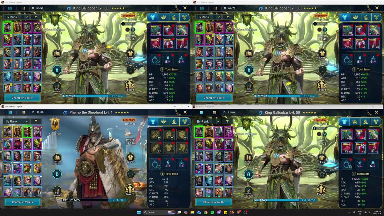 REROLLING ACCOUNTS FOR HEKATON !