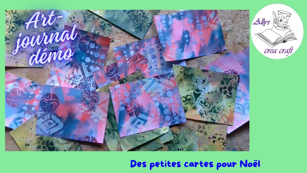 Créer de petites cartes personnalisées pour Noël