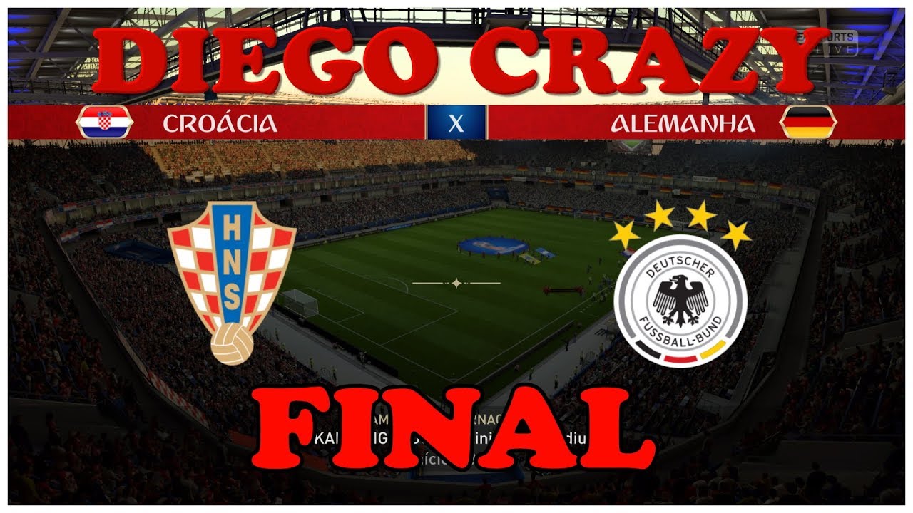 FIFA 18 #CROÁCIA X ALEMANHA# FINAL EMOCIONANTE