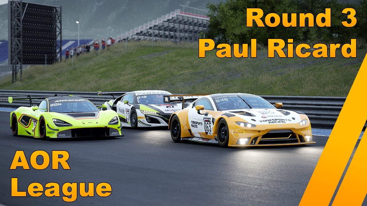 [Live] Round 3: Paul Ricard | AOR ACC GT3 | Season XI |