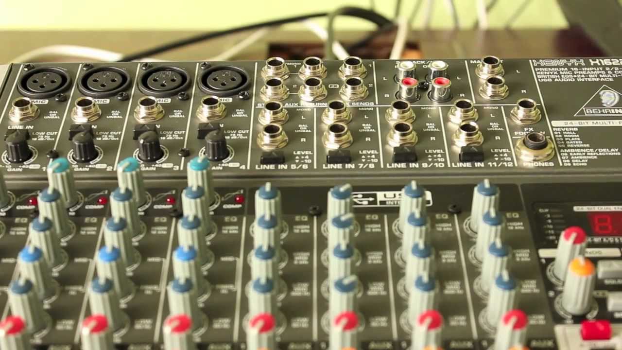 Учебное пособие по Behringer Xenyx, часть 1/2