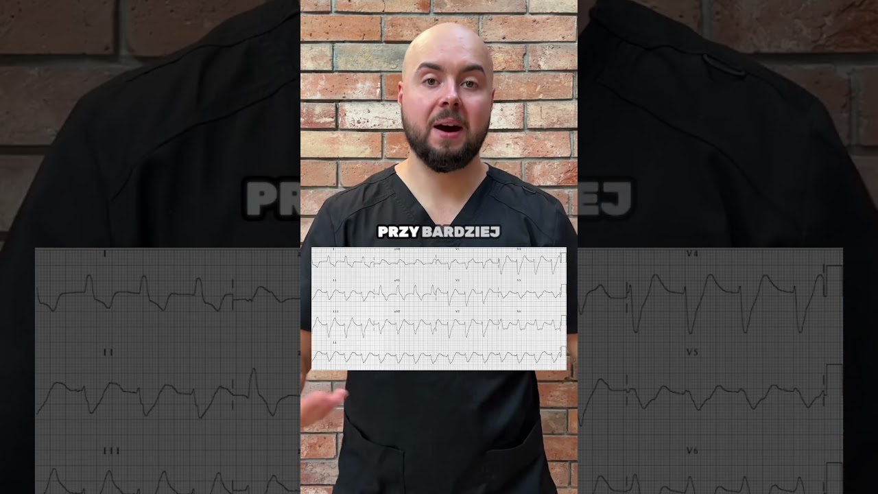 Jak wygląda hiperkaliemia na EKG?🤔  Wpadnij na www.ekgpopolsku.pl
