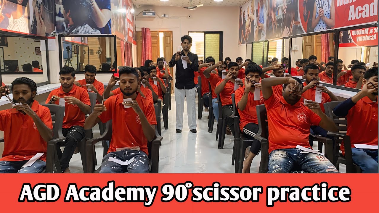 AGD academy 90°, 45° 0° scissor practice ￼