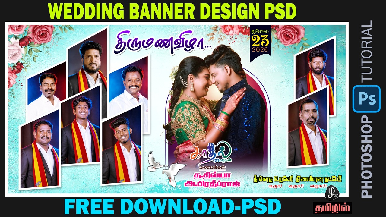 latest banner editing wedding banner design psd files free download flex banner design psd files