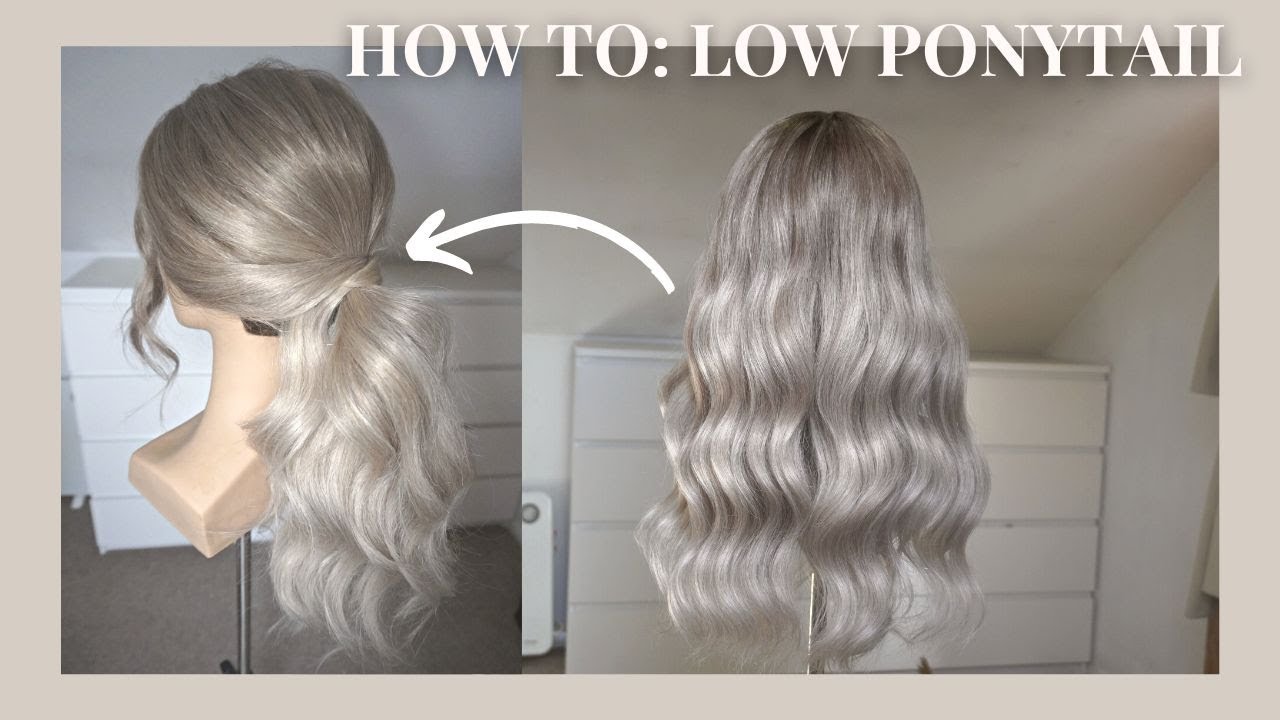 Low Voluminous ponytail | Wedding Hairstyle