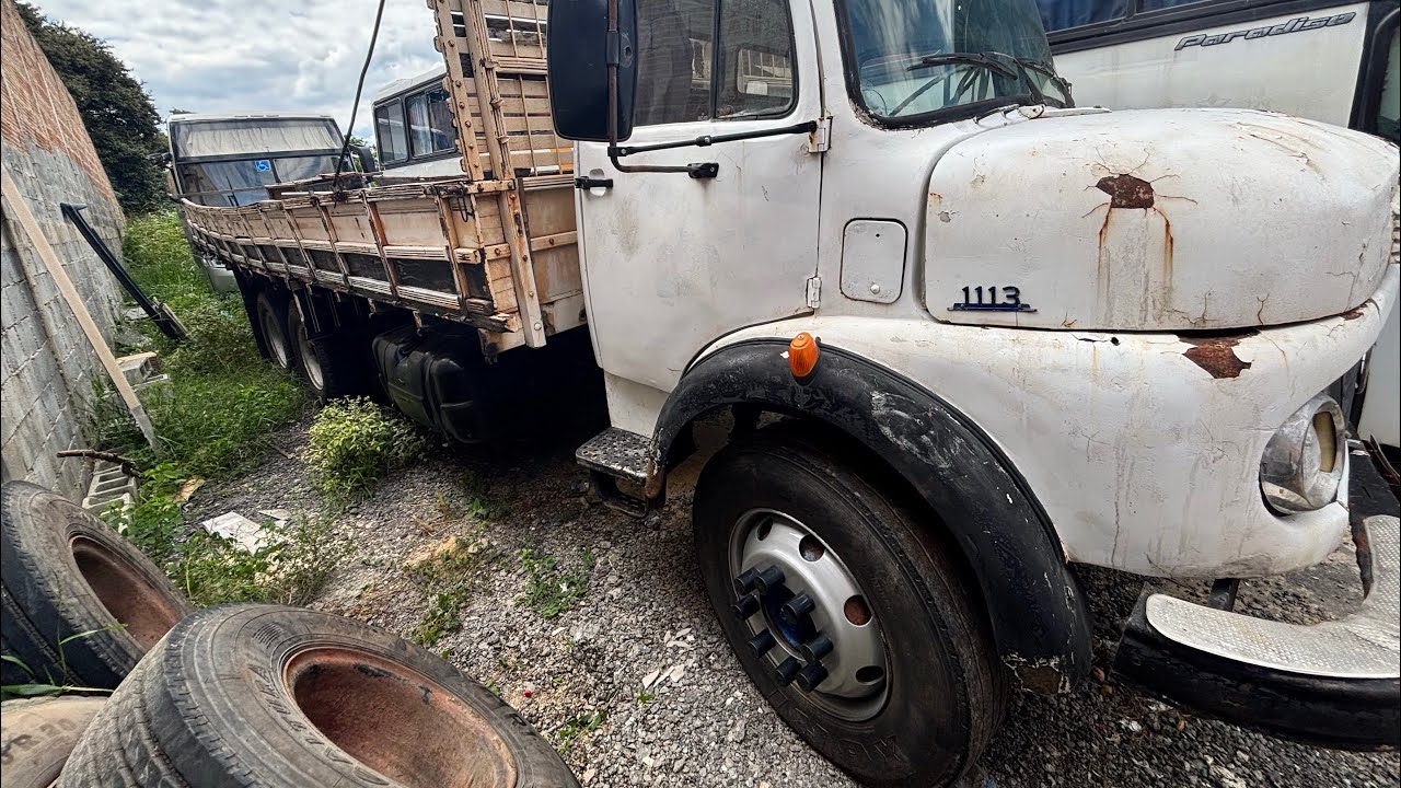 COMO FICOU O MB 1113 branco rodas sem câmera 