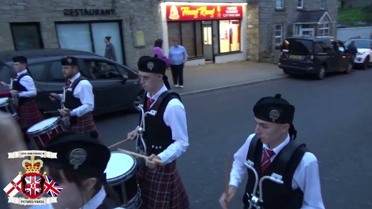 Moyne Pipe Band @ North Fermanagh Young Defenders FB 15th Anniversary Parade 2025