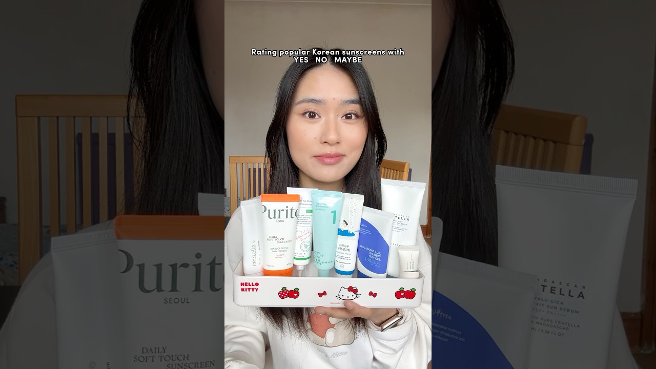 Rating viral Korean sunscreens - Yes, No, Maybe? #kbeauty #sunscreen