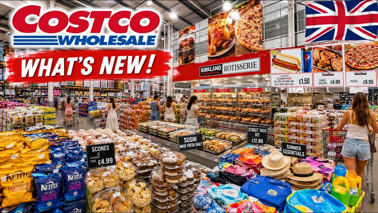 What&rsquo;s NEW at Costco Wholesale UK? 🇬🇧 | Summer Tour