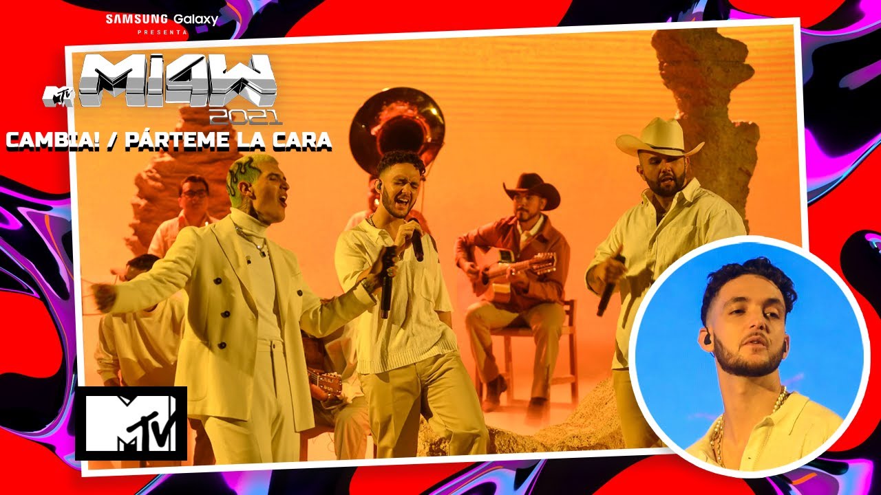 C. Tangana - CAMBIA! y Párteme la Cara (En Vivo Premios MTV MIAW 2021)