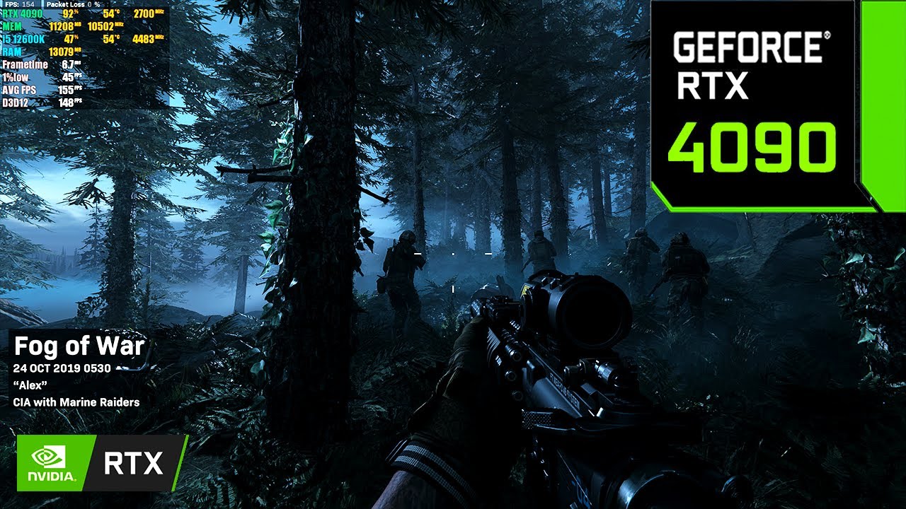 Call of Duty: Modern Warfare | RTX 4090 24 ГБ (4K, максимальные настройки, трассировка лучей вклю...