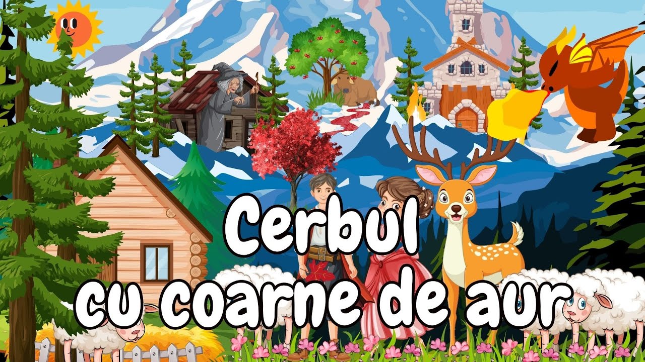 🐏 Cerbul cu coarne de aur | Povesti pentru copii | Basme | Povesti nemuritoare 🐏