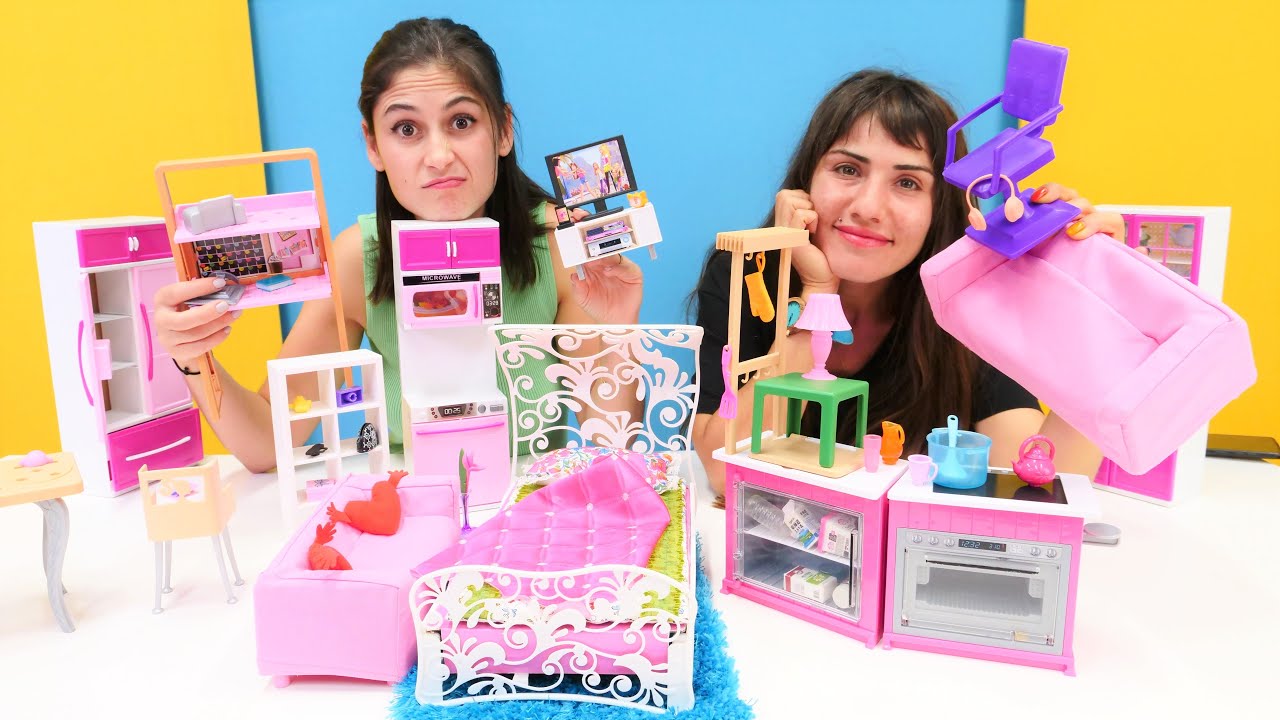 Ayşe ve Ümit ile komik video! Toplu sevene karşı dağınık seven ev arkadaşı! Bebek evi düzenleme
