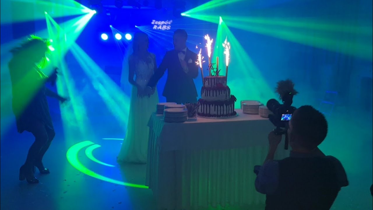 Wesele Klaudii & Marcina Tort weselny! PETARDA!