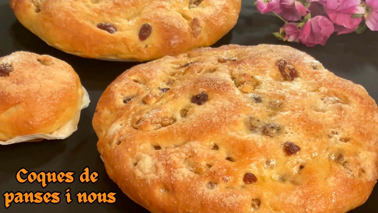 🐣DULCES TRADICIONALES DE PASCUA  “Cocas de pasas y nueces”🌹