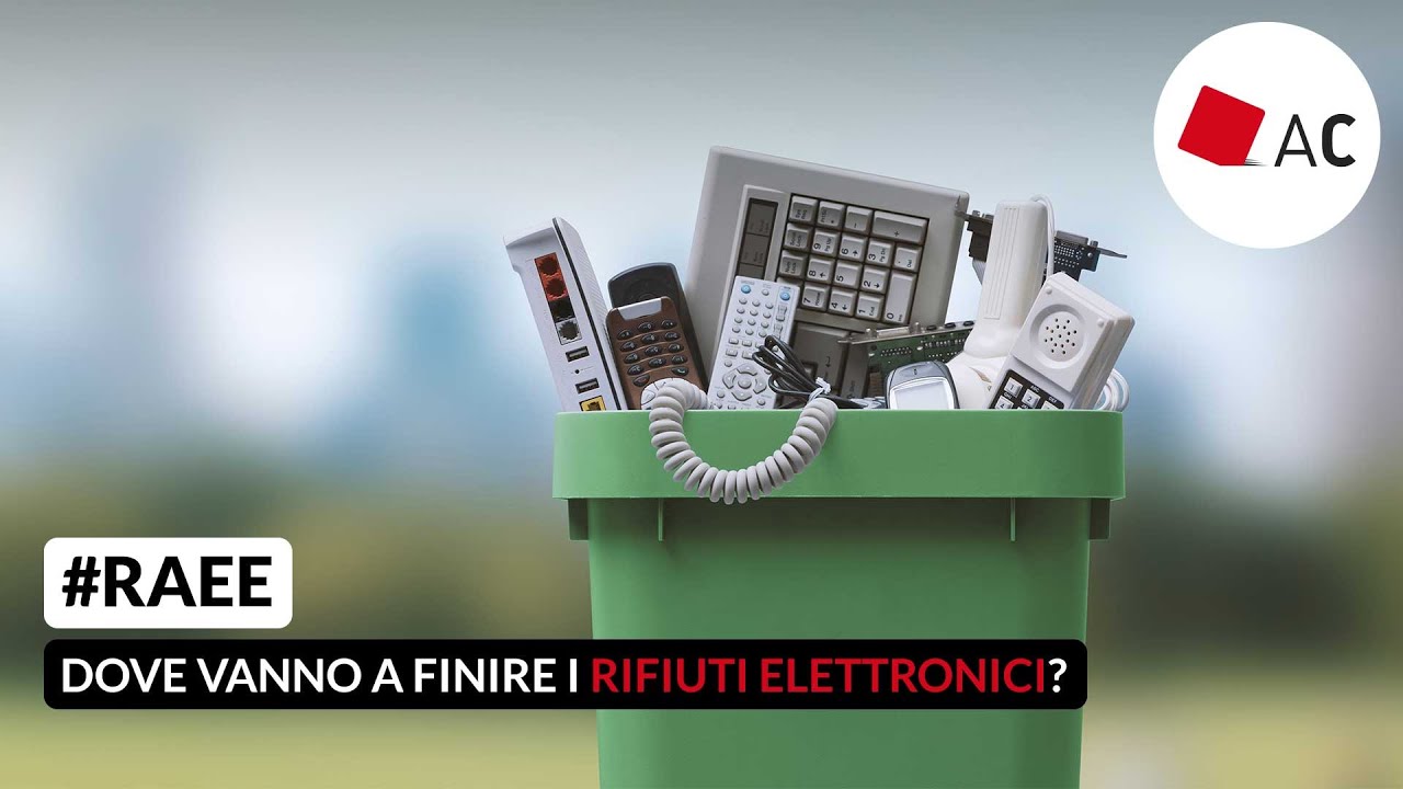 Raee: dove vanno a finire i rifiuti elettronici?