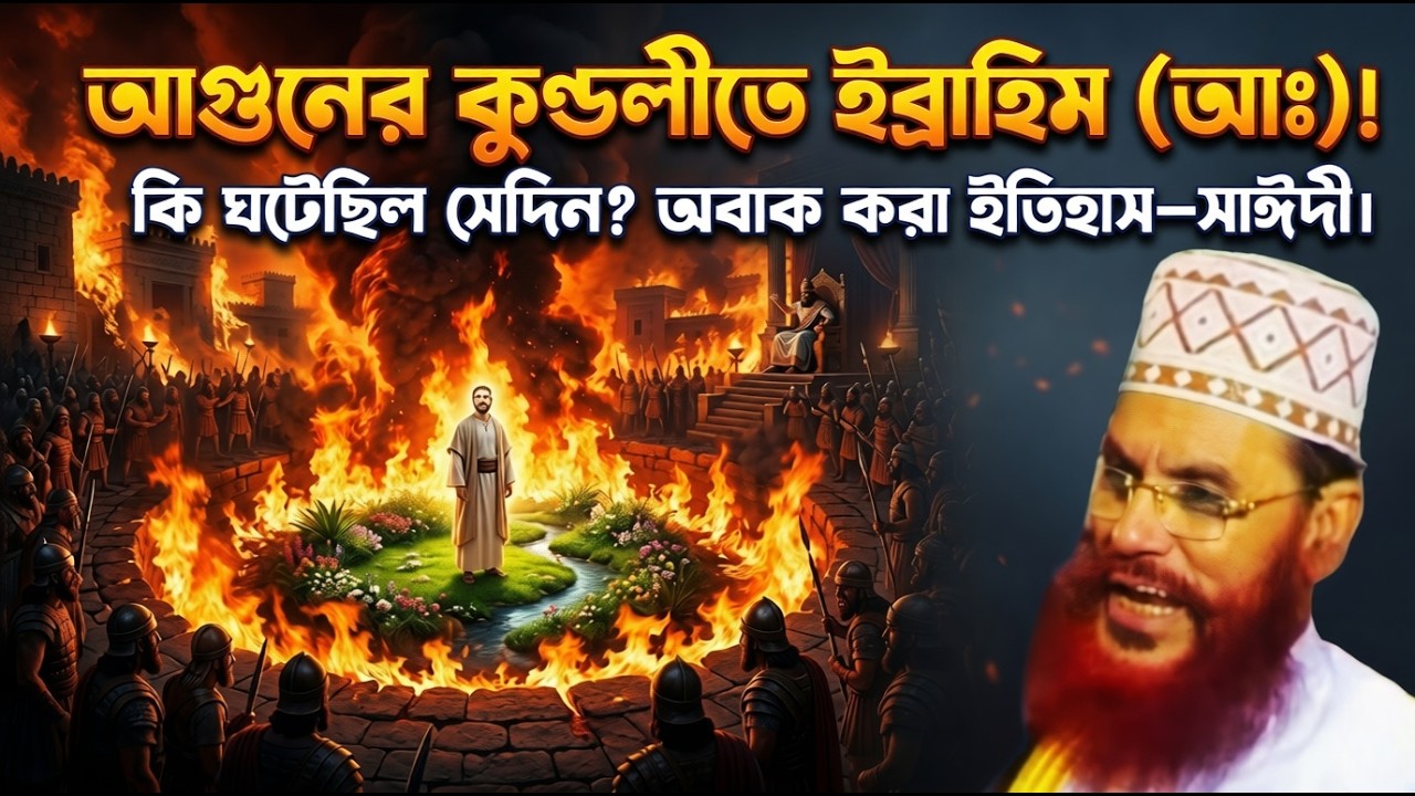 আগুনের কুণ্ডলীতে ইব্রাহিম (আঃ)! কি ঘটেছিল সেদিন? অবাক করা ইতিহাস—সাঈদী লেকচার