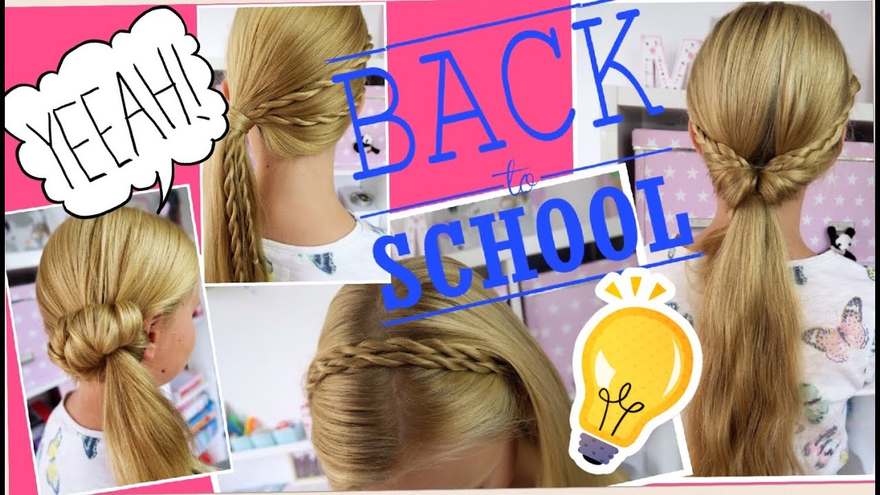 💗 Back to school 2016 💗einfache und schnelle Frisuren💗ganz easy💗 coole Mädchen Zöpfe&Frisuren
