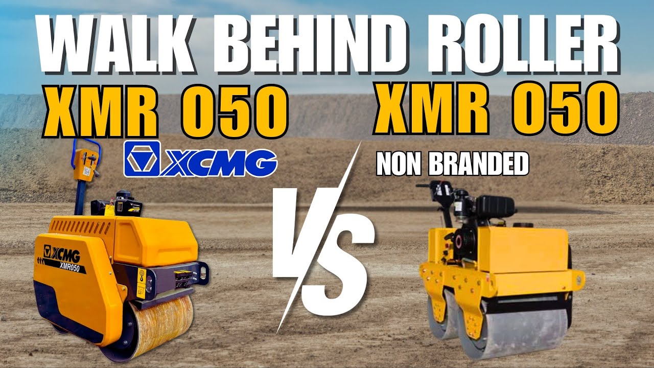 XCMG XMR050 Walk Behind Roller | XCMG VS Other Brands | Soil Compaction