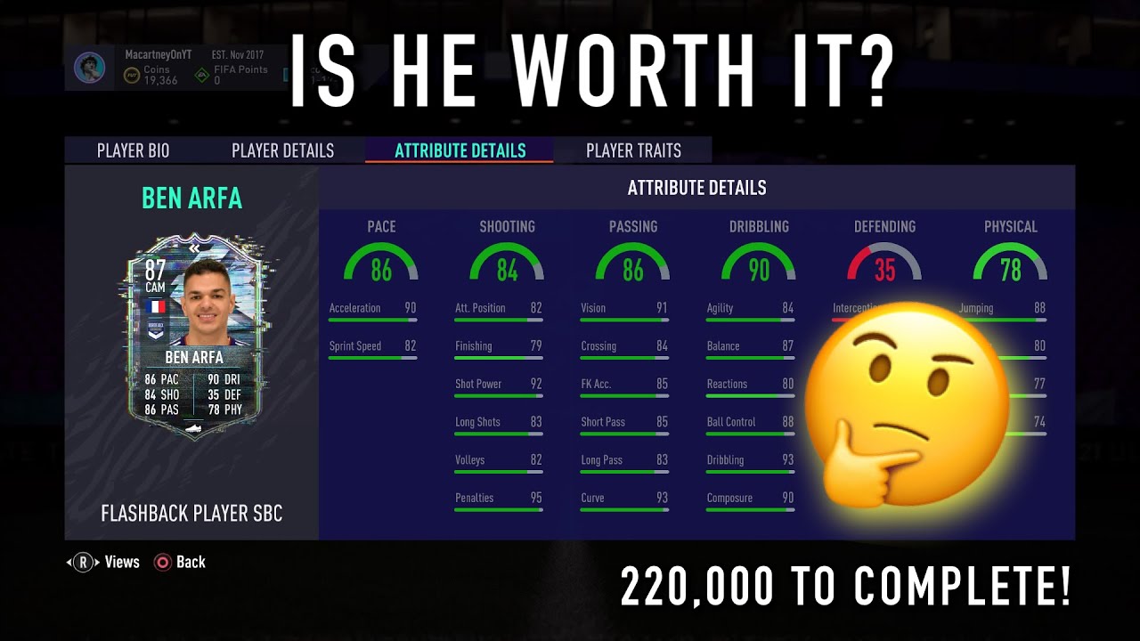 IS FLASHBACK SBC 87 BEN ARFA WORTH IT? | FLASHBACK SBC HATEM BEN ARFA PLAYER REVIEW! - FIFA 21 UT