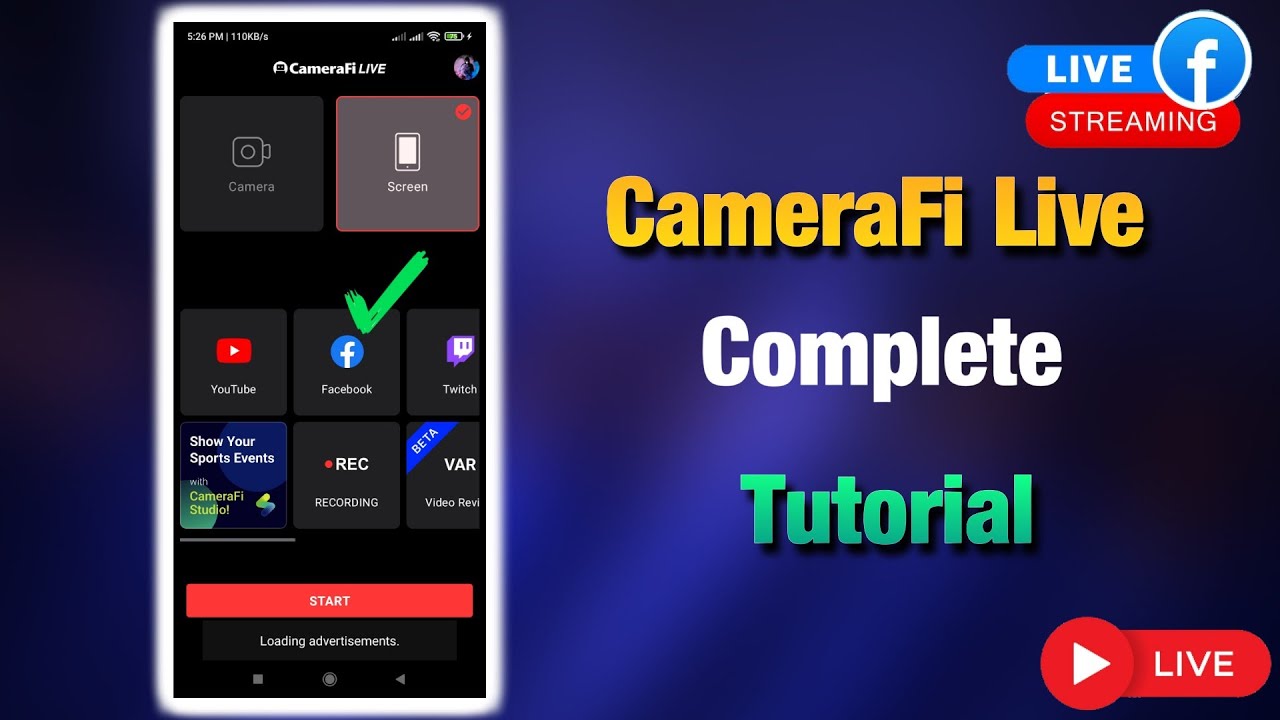 CameraFi Live Tutorial | Best Live Streaming Apps For Android | CameraFi Live Complete Tutorial |