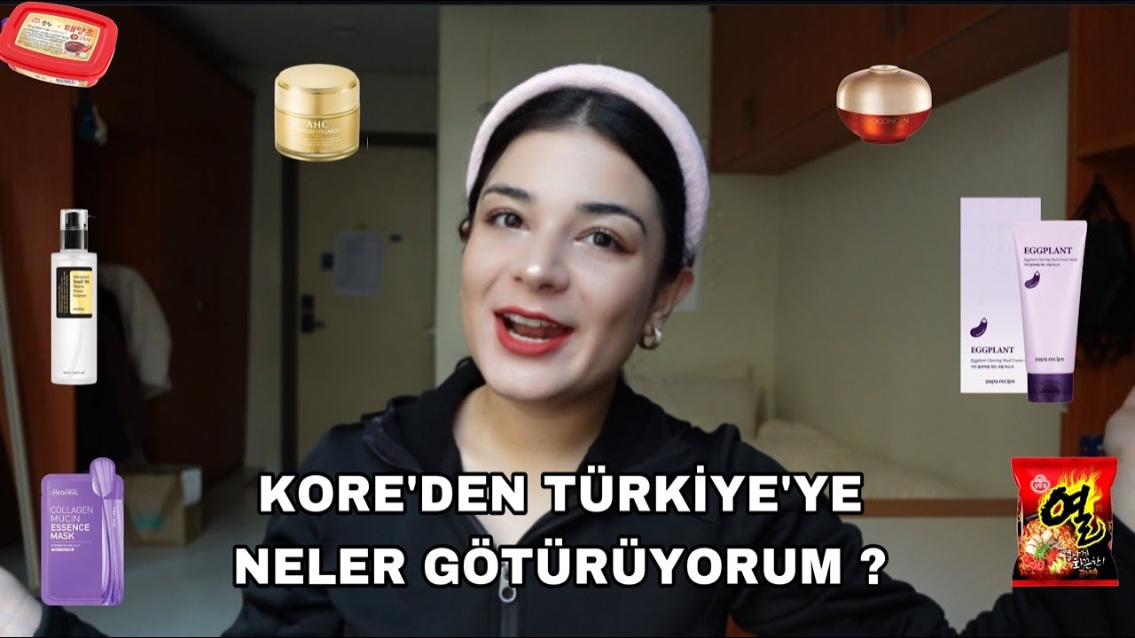 Türkiye'ye Tatile Gidiyorum  Part 1- Kore'den Türkiyeye Neler Götürüyorum ? Alışveriş ve Hazırlıklar
