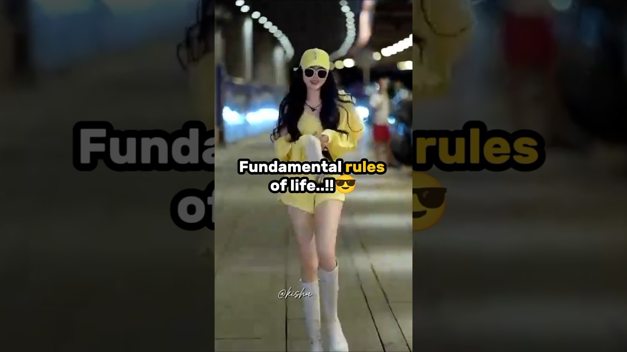 5 fundamental rules of your life...📚🗣️🎯@Kishu23 #ytshorts #fundamental #rules #of #life #kishu