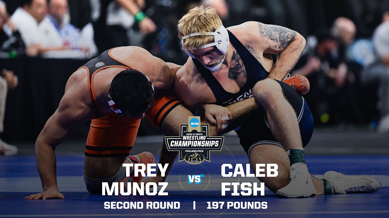 Trey Munoz vs. Josh Barr: 2025 NCAA wrestling second round (197 lbs.)
