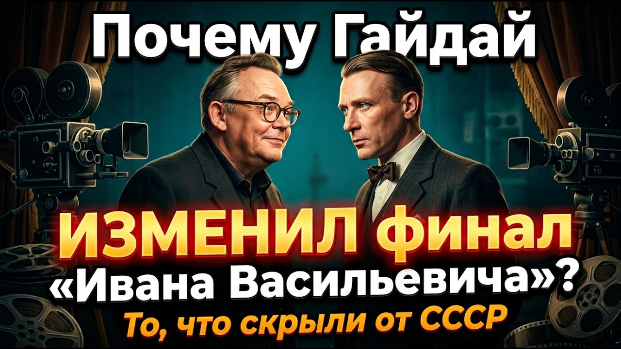 Почему Гайдай ИЗМЕНИЛ финал «Иван Васильевич»? То, что скрыли от СССР