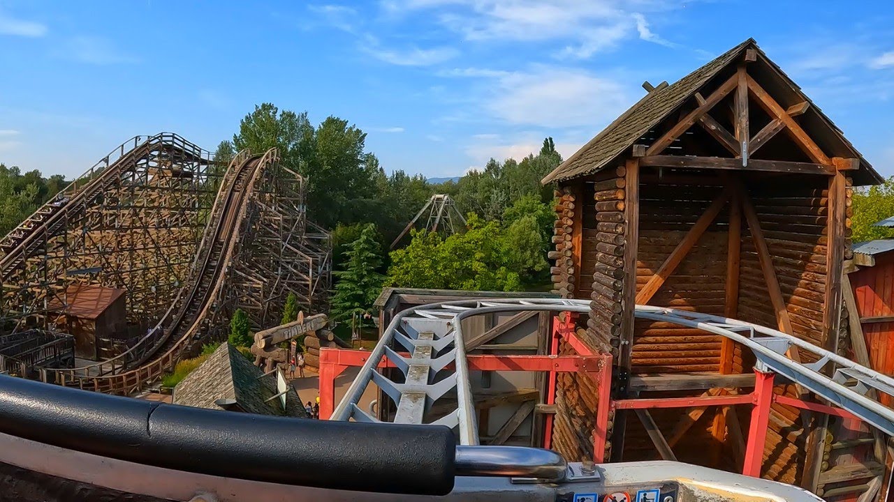 Woodstock Express 4K On Ride POV - Walibi Rh&ocirc;ne-Alpes