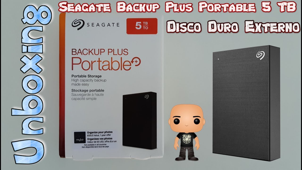 Disco duro externo Seagate Backup Plus Portable 5 TB