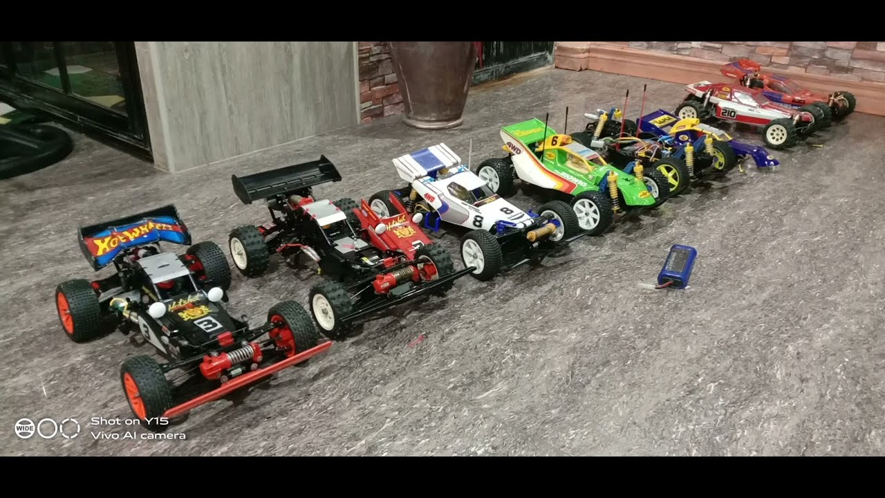 Vintage RC chat. Tamiya Hotshot. Boomerang. Big Wig. Kyosho Turbo Optima & Mid. 8.4 vintage pack