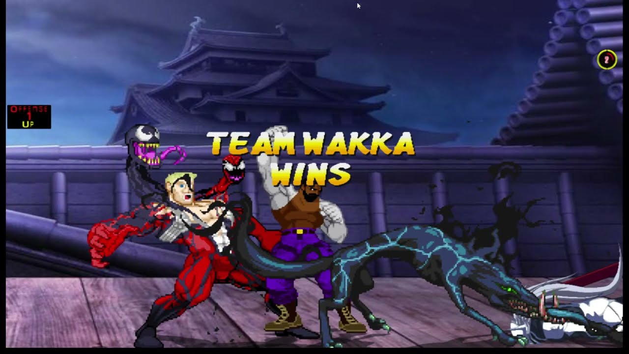 [4K] MUGEN: ETB – Wakka, Delezie 6TH apostle, Jax, Varnage vs Hakumen, Kazuya, Shriek, Gouken