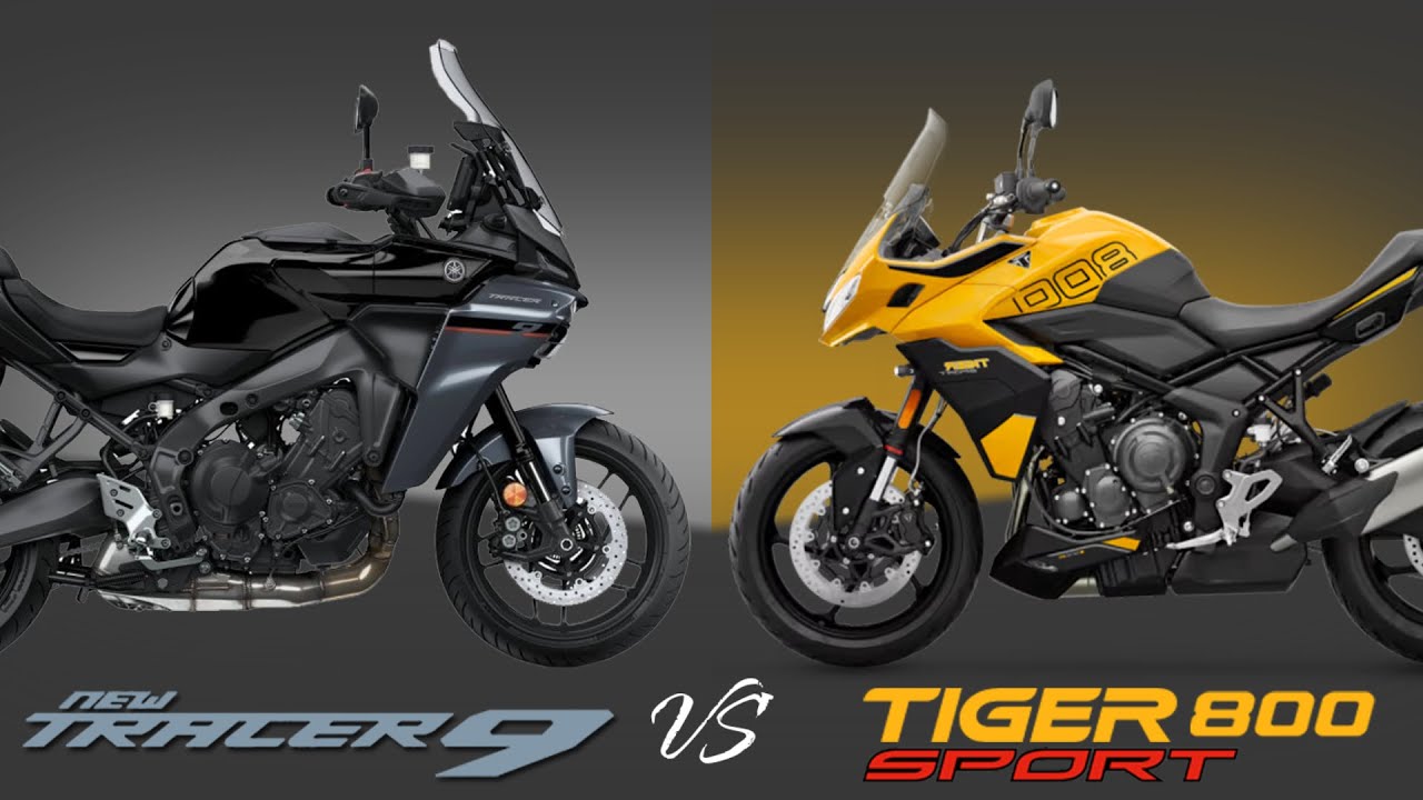 2025 YAMAHA TRACER 9 VS TRIUMPH TIGER SPORT 800 | Comparison | Mileage | Price | Bike Informer