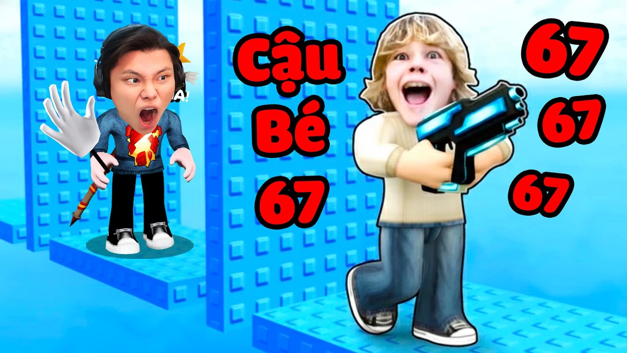 [ROBLOX] JayGray Bị Troll Siêu Ức Chế Slap Tower Cậu Bé 67 TikTok🖐️😤Đừng Leo Tháp SCP-067 KID Này