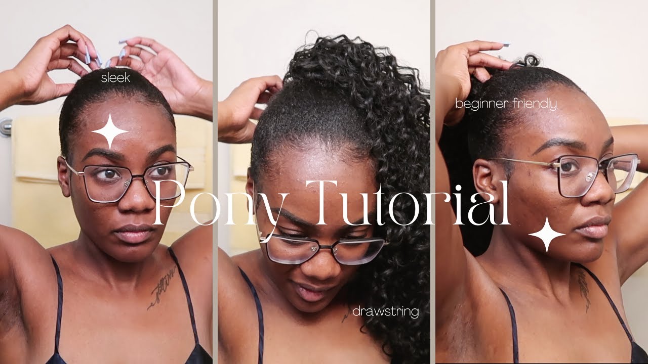 Drawstring Ponytail Tutorial | Sensational LULU PONY | CICI