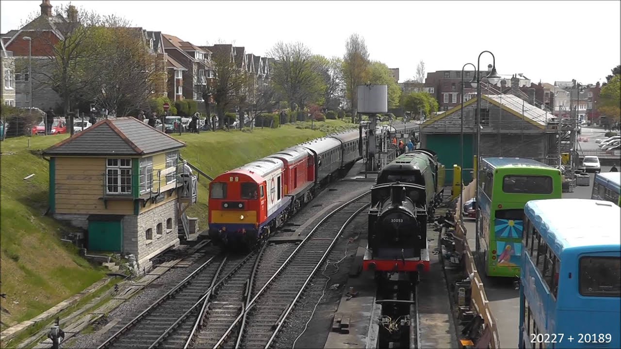 Visiting Locos at the Swanage Diesel Gala 12/04/13