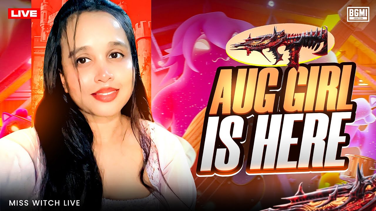 Facecame Stream W Miss Witch Live | BGMI LIVE | #bgmilive #girlgamer #bgmi #pubgm #ytshort #shorts