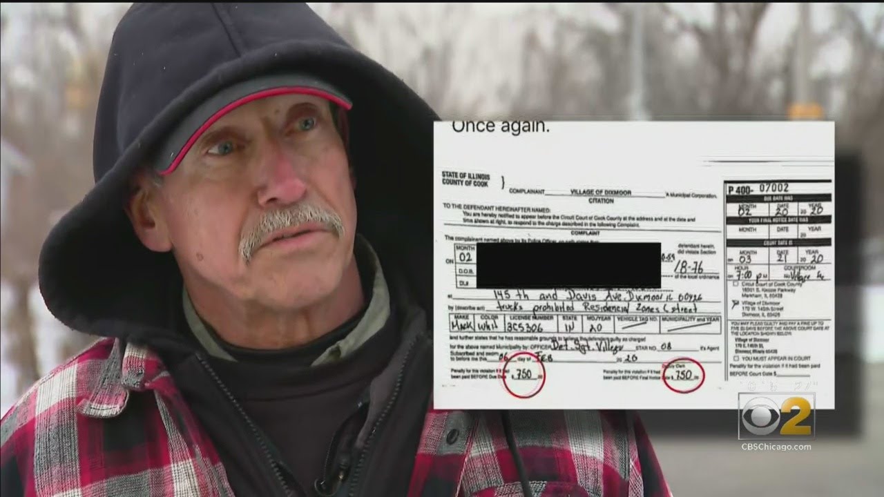 Why Did Trucker Get $750 Ticket In Dixmoor