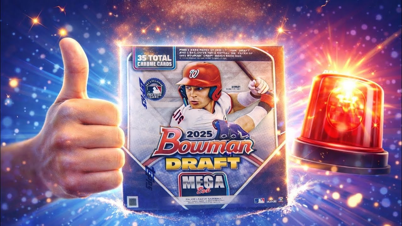 🎰👍 MUCH BETTER 🎰👍!!! 2025 BOWMAN DRAFT MEGA BOX!!!🔥🔥🔥 