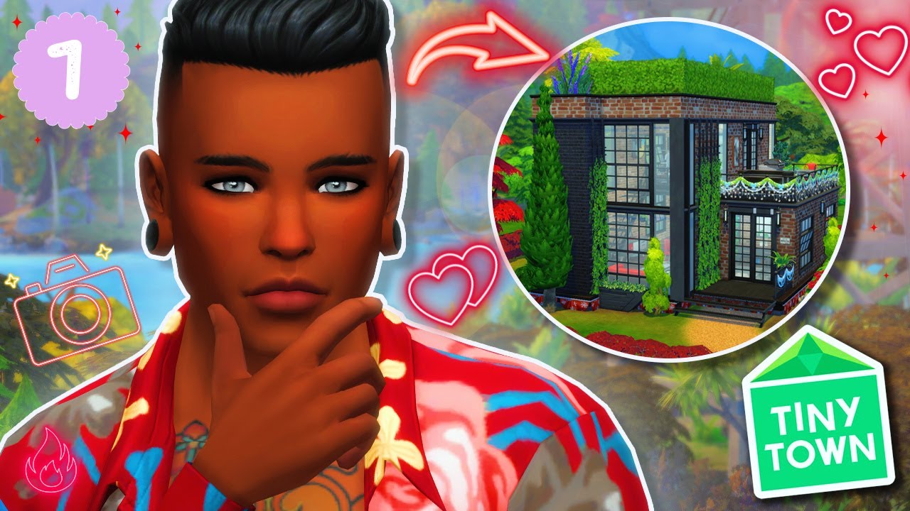 &iexcl;TERMINAMOS UNA CASITA INDUSTRIAL! &iquest;QUI&Eacute;N SIGUE? 📸 TINY TOWN CHALLENGE (7)  // LOS SIMS 4
