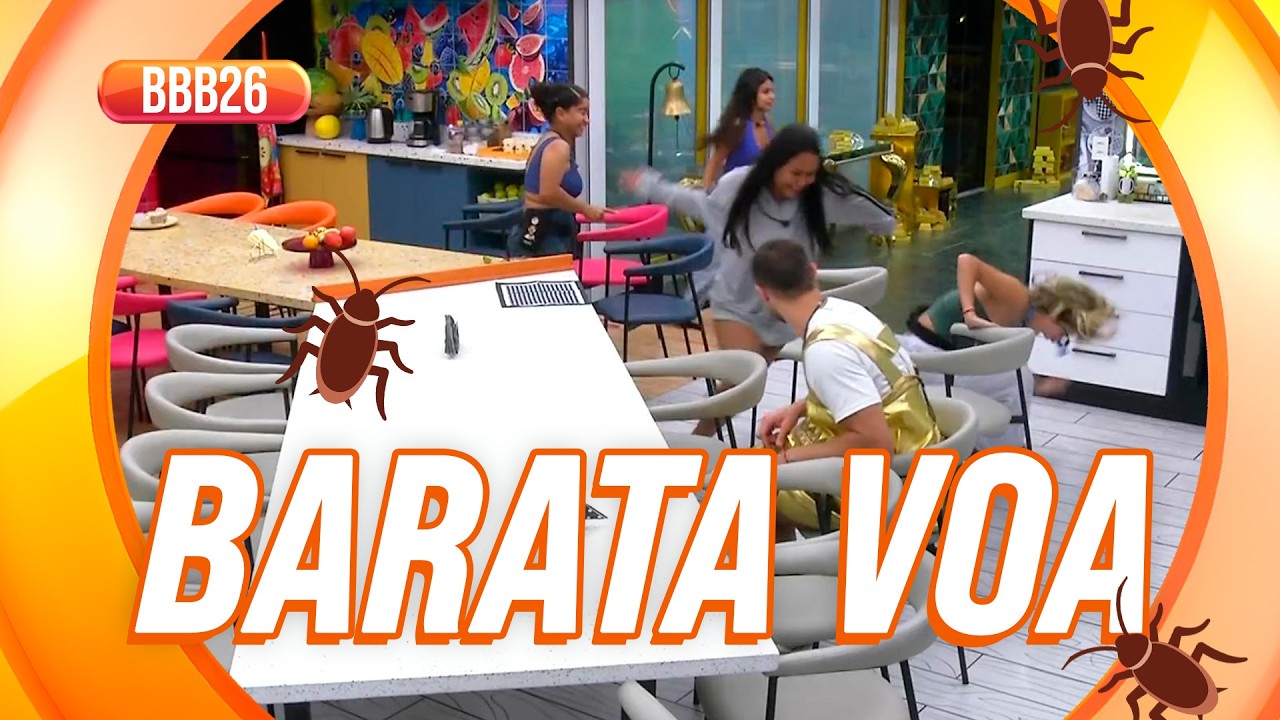 CAOS, CONFUSÃO E GRITARIA: Tia Milena JOGA BARATA nas sisters 🪳| BBB 26