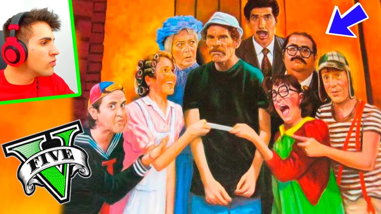 LA VECINDAD DEL CHAVO (fantasmas) !! - GTA V MODS