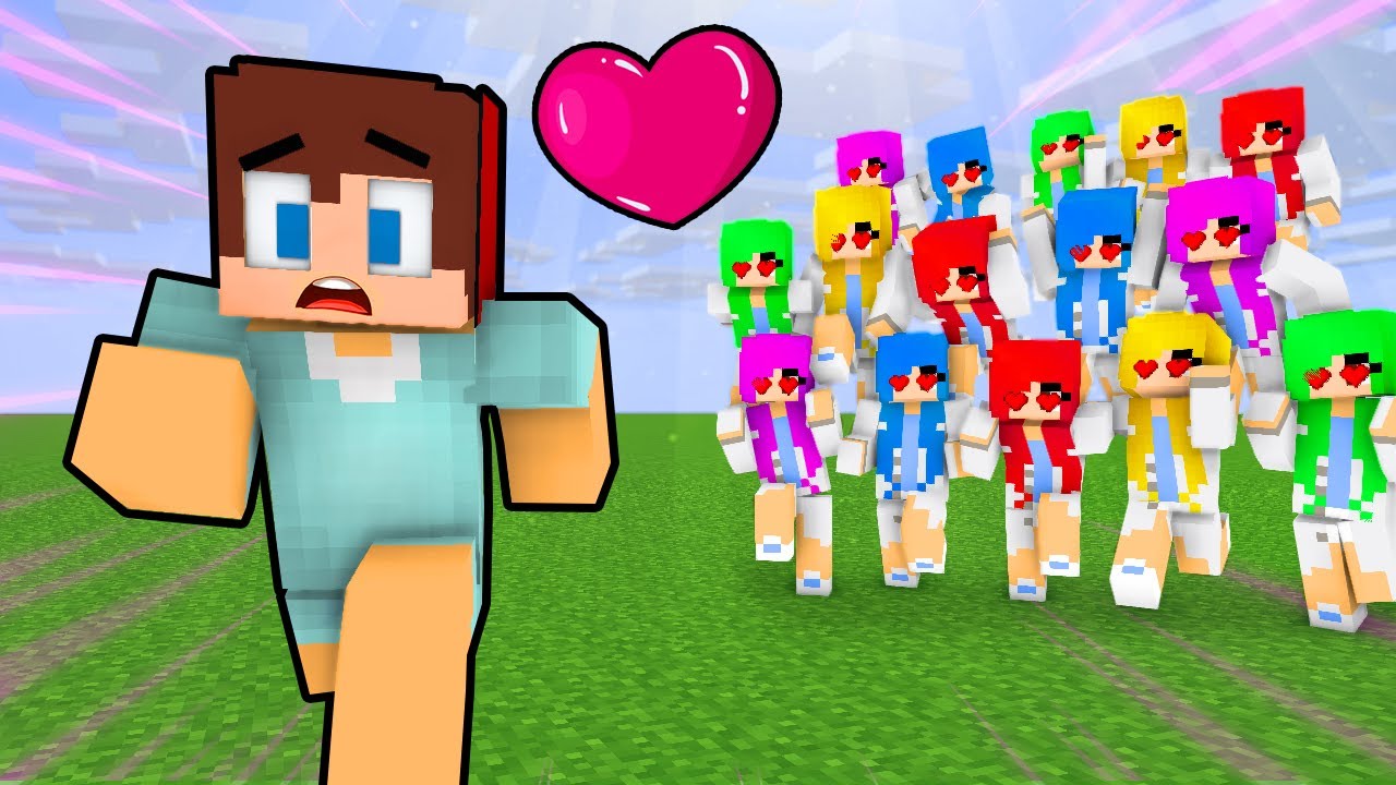 JJ Run Away from Lover Nurses - Maizen Minecraft Animation