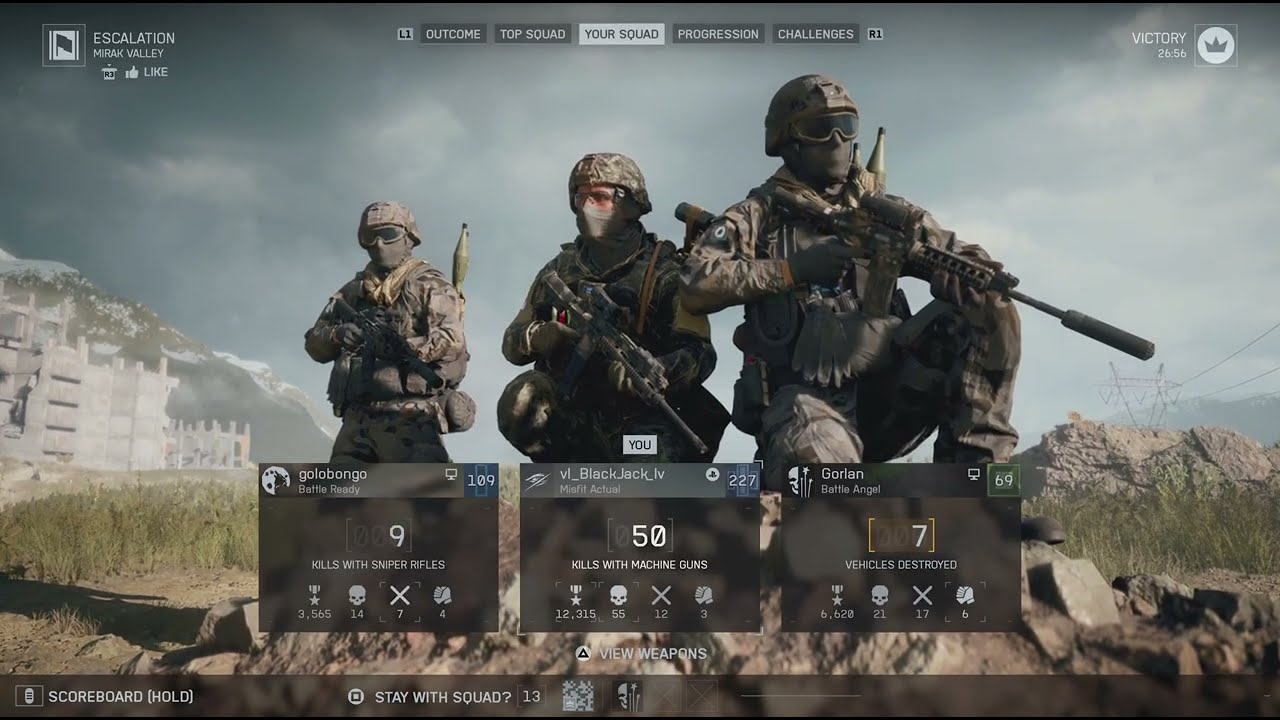 Battlefield 6 Match 232 Late Start