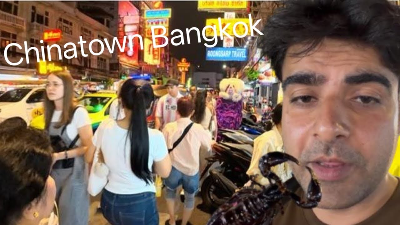 “Bangkok Chinatown night market” #chinatownbangkok #food #bangkokstreetfood #travel #yaowarat