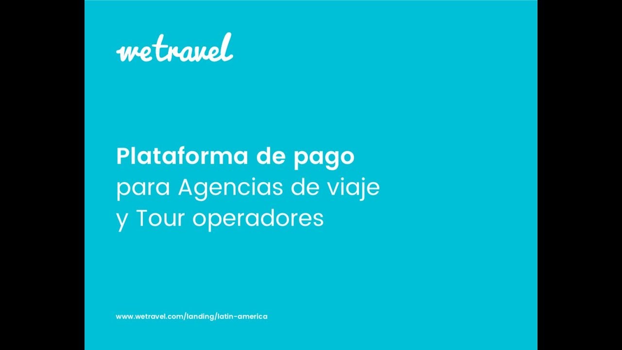 ¿Cómo crear un pago link con WeTravel? (How to create a payment link with WeTravel)